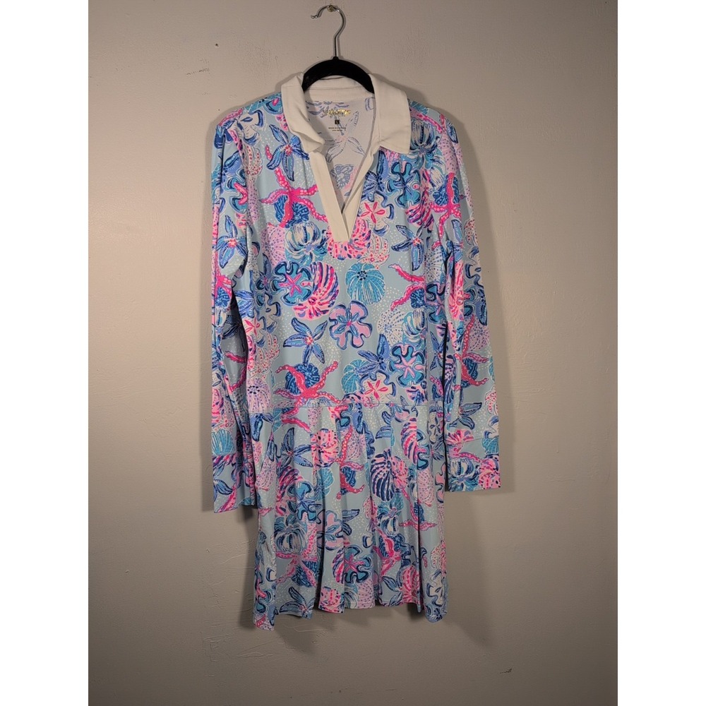 Lilly Pulitzer Luxletic dress Size Large EUC Long Sleeve
